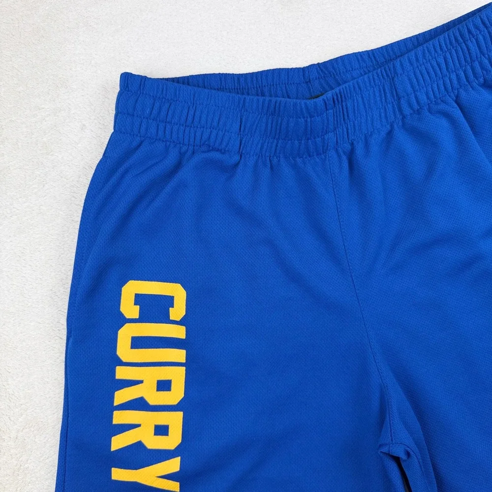 NBA Golden State Warriors Stephen Curry 30 Basketball Shorts‎ Mens Medium Blue